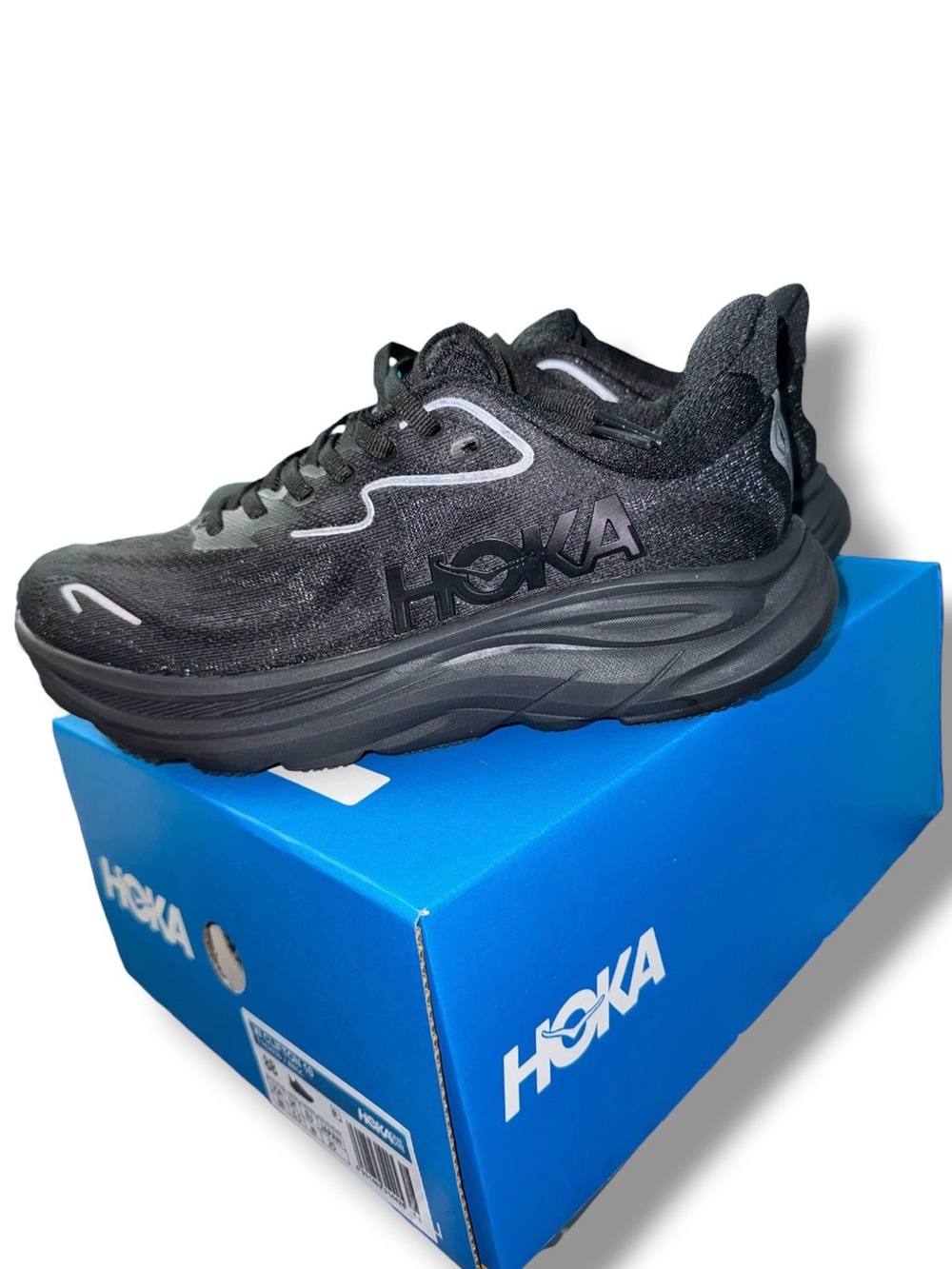 HOKA Clifton 10 Women’s Running Shoes Black Size 5B New in Box